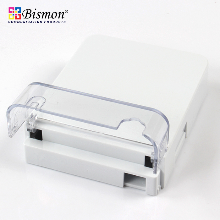 กล่องเก็บสาย fiber optic 1 Port Optical Fiber Wall Outlet FTTx Box with cover(กล่องเปล่า)